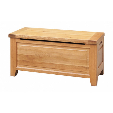 Acorn Solid Oak Blanket Box
