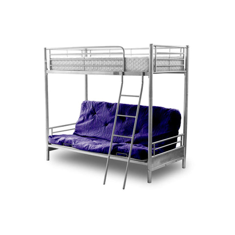 Alaska Futon Bunk Bed Silver