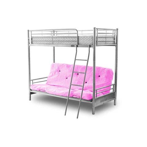 Alaska Futon Bunk Bed Silver
