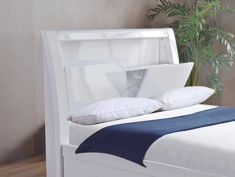 Arden High Gloss Storage Bed