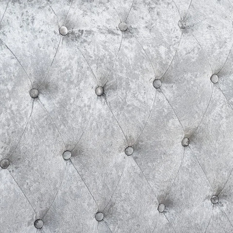 Casablanca Storage Crushed Velvet Bed Grey