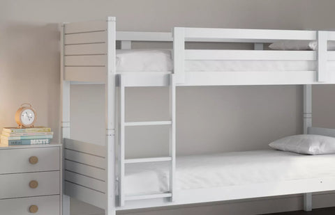 Castleton Solid Wood Bunk Bed White