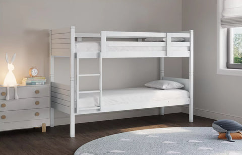 Castleton Solid Wood Bunk Bed White