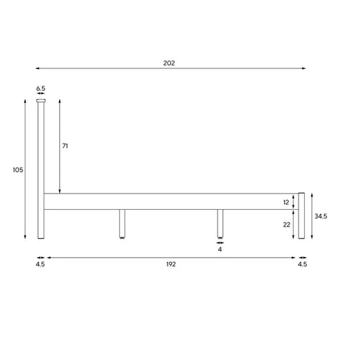 CHESTER BED ( 2 Boxes)