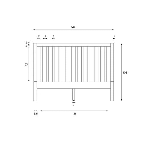 CHESTER BED ( 2 Boxes)