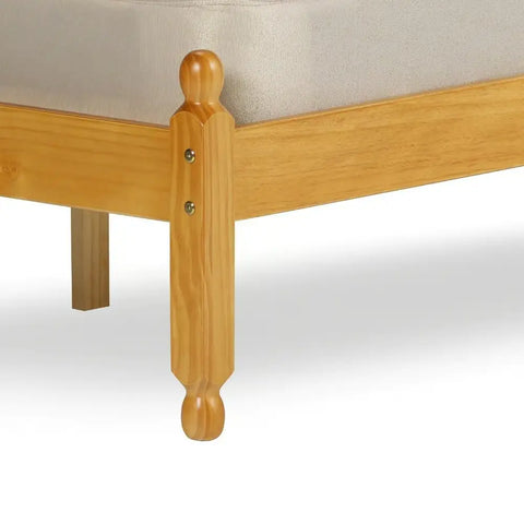 COLONIAL SPINDLE BED WAXED ( 2 PARTS )