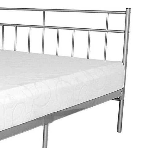 Davina Metal Bed Silver