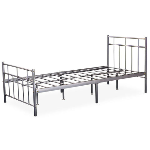 Davina Metal Bed Silver