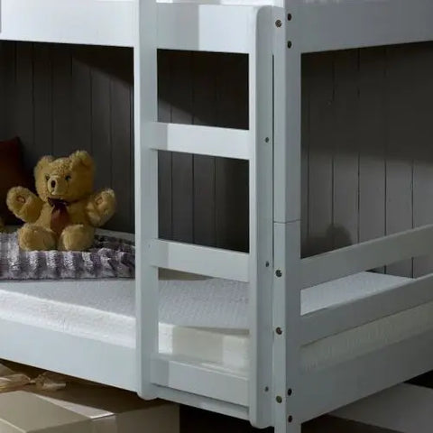 DURHAM BUNK BED WHITE (2 Boxes)