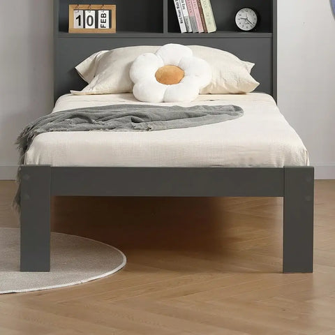 EASTON SHELF BED GREY