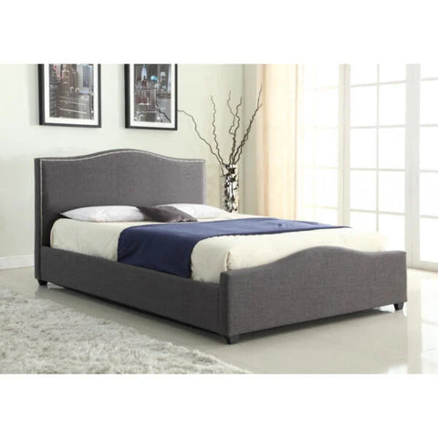 Elle Storage Linen Bed Grey