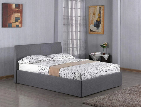 Fusion Fabric Storage Bed Grey