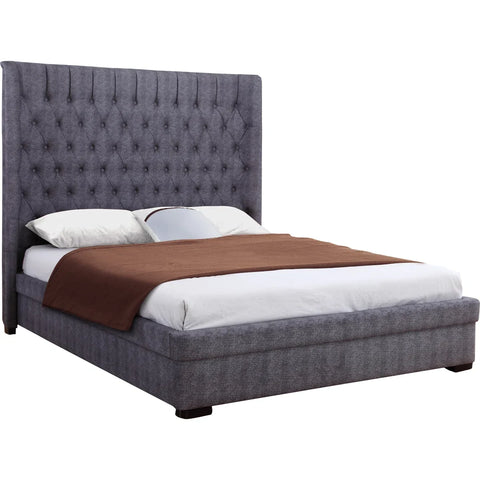 Genesis Linen Bed Dark Grey