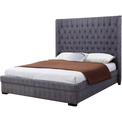 Genesis Linen Bed Dark Grey