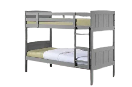 Hayes Solid Wood Bunk Bed Grey