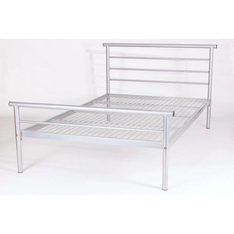 Hercules Contract Metal Bed Silver