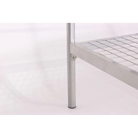 Hercules Contract Metal Bed Silver