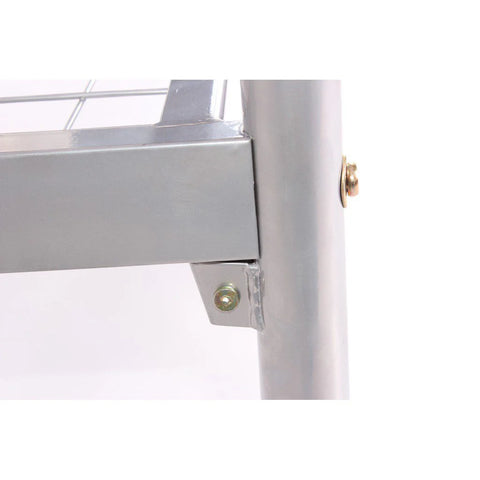 Hercules Contract Metal Bed Silver