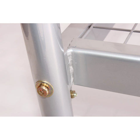 Hercules Contract Metal Bed Silver