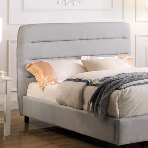 Malibu Velvet Bed Light Grey