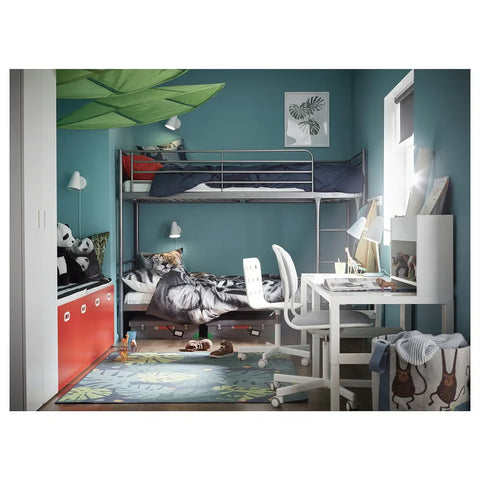 Melvin Bunk Bed Silver