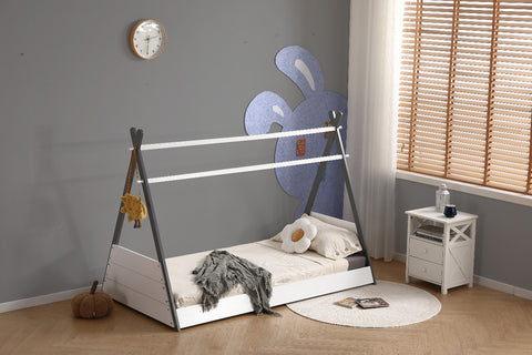 3'0 EXETOR HOUSE BED WHITE