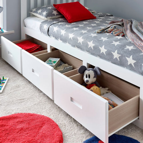 Quest Wooden 3 Drawer Bed