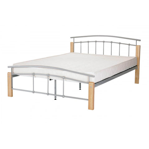 Tetras Bed Silver & Beech