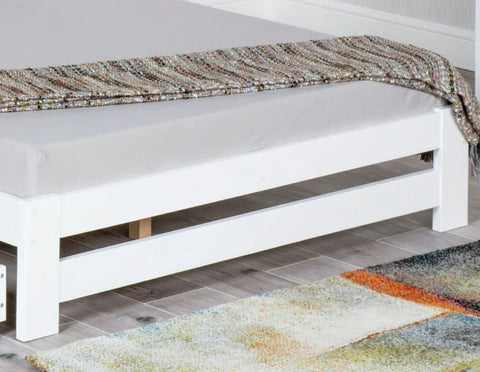 XIAMEN BED WHITE  ( 1 BOX)